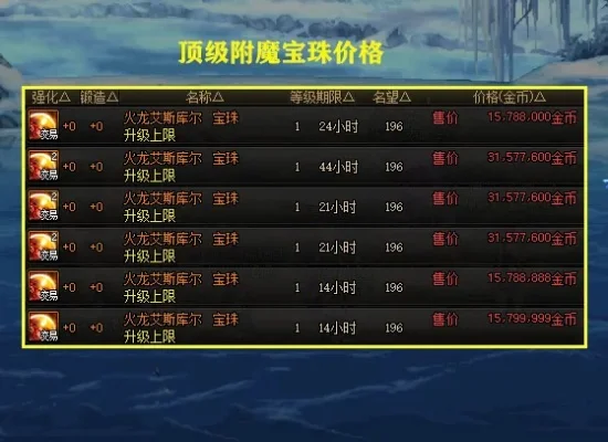 DNF附魔宝珠与卡片价格差异及使用区别解析