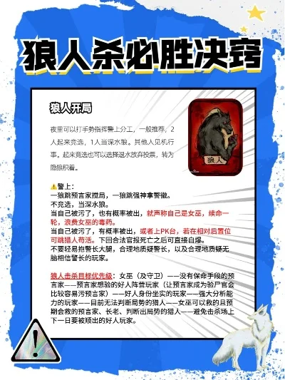 狼人杀抢身份技巧：悍跳、倒钩、深水策略及抿身份技巧全解析
