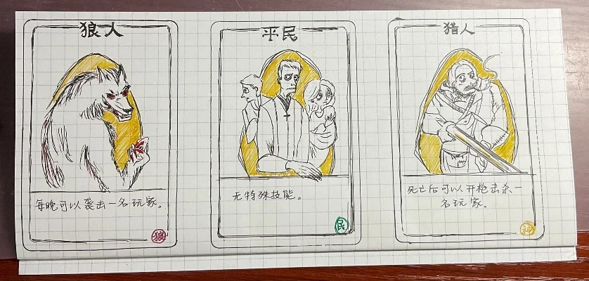 狼人杀卡牌绘制教程：平民卡牌制作方法及技巧