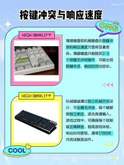 游戏键盘选购指南：机械键盘与薄膜键盘推荐及选购建议